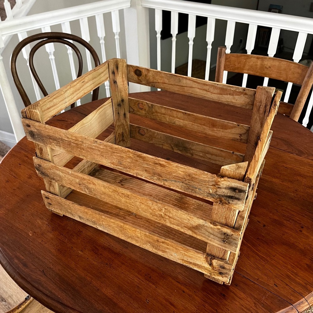 Antique Primitive Wooden Crate